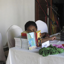 Sri Lanka 4 Buchverkauf Tigermoon, Galle Lit. Festival