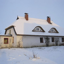 Haus Scherbensand im Winter